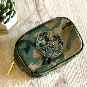 Tory Burch- Camo Cosmetic Bag, NWOT